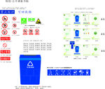 可回收物禁止标识公开课板书贴