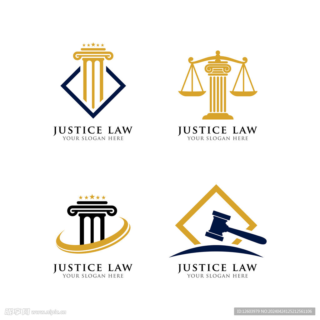 法律创意标志图形