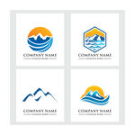创意山海logo图形设计