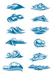 创意海浪logo图形