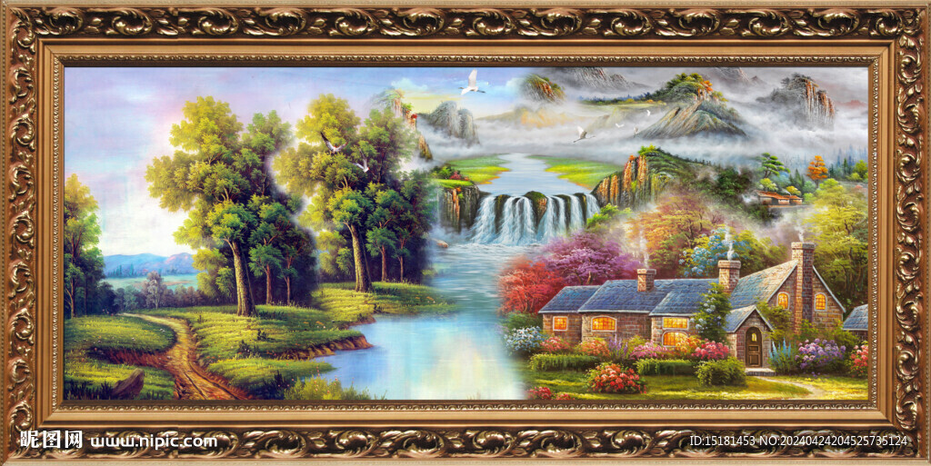 油画风景 