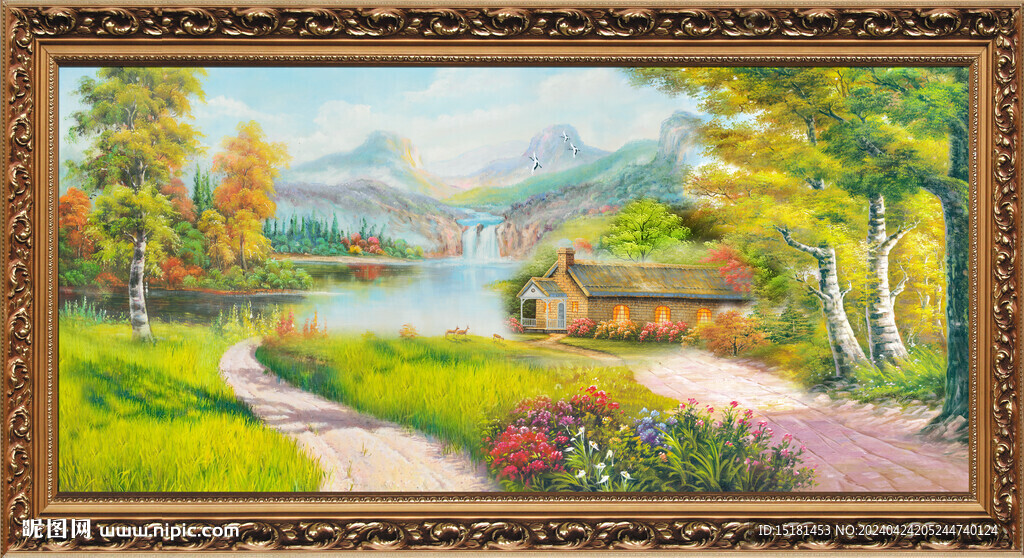 油画风景 