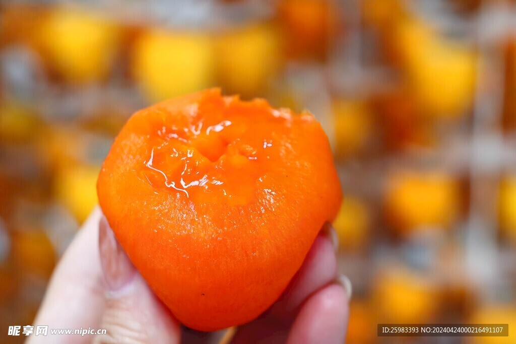 鲜柿饼 