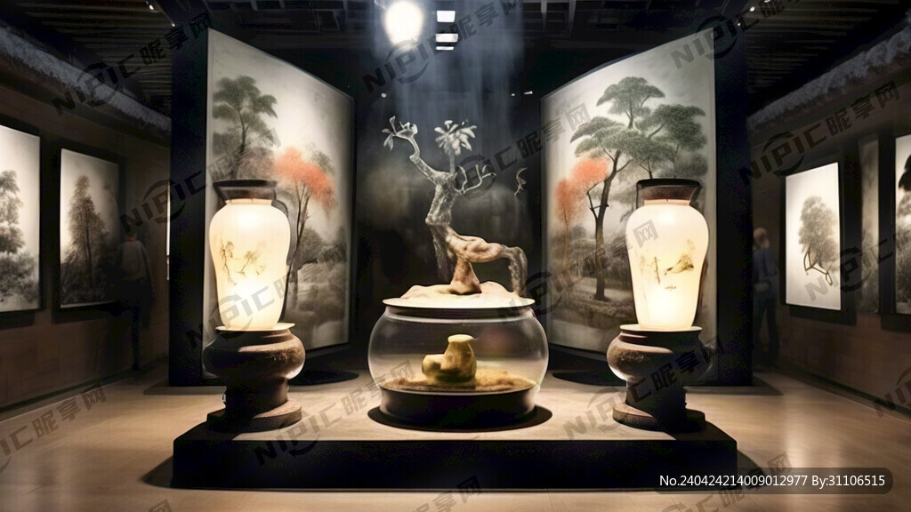 沼气灯挂在中国沼源村博物馆里