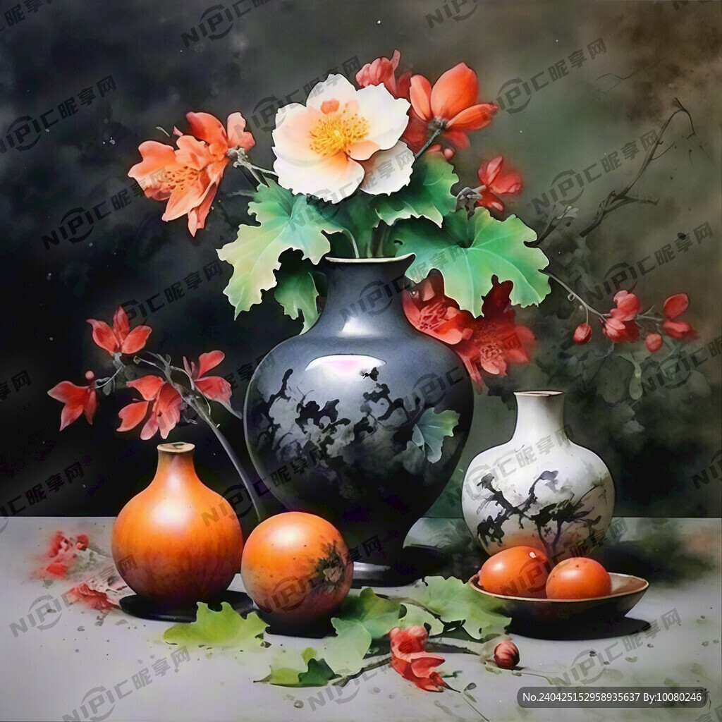 国画 水墨葫芦 花鸟画