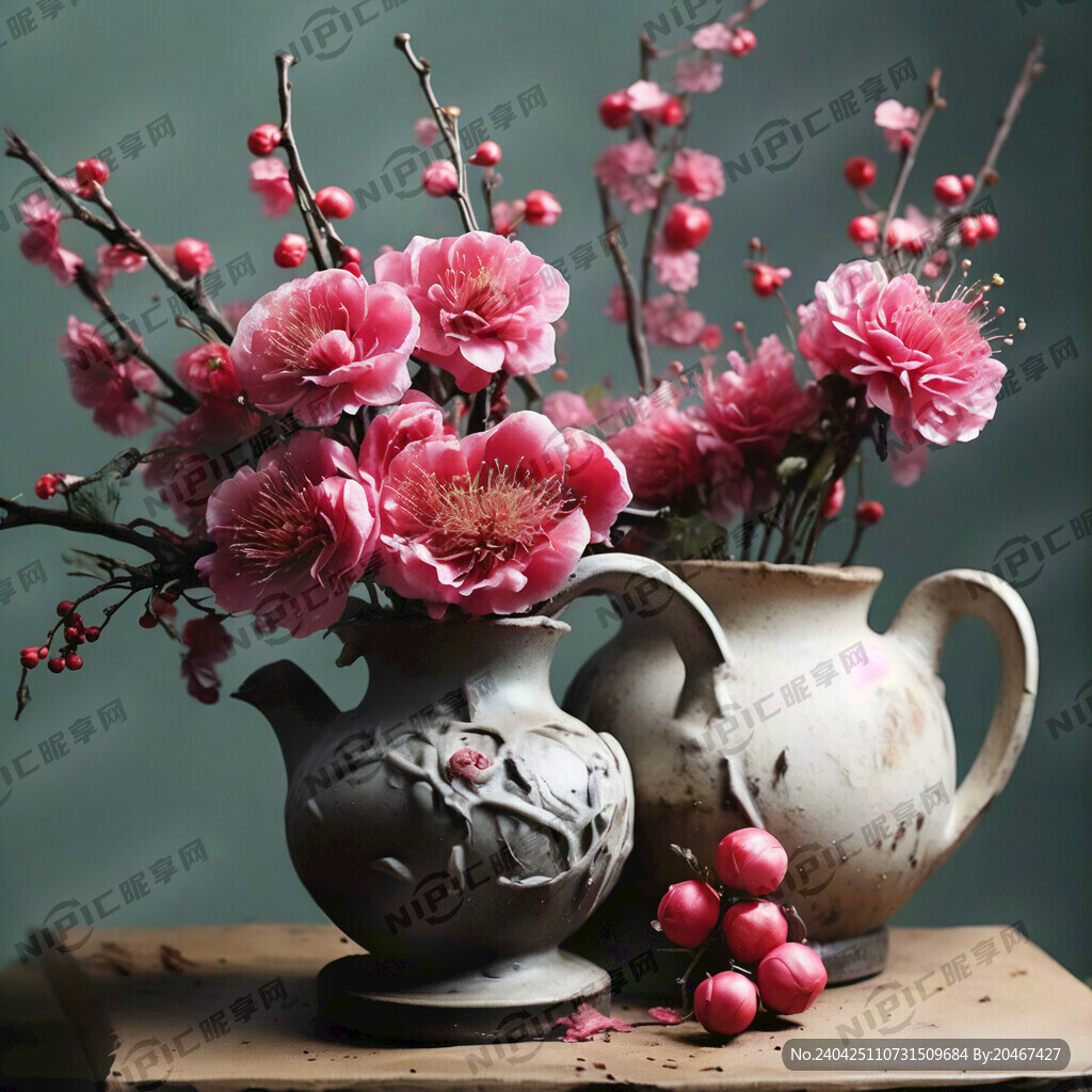 红梅花艺