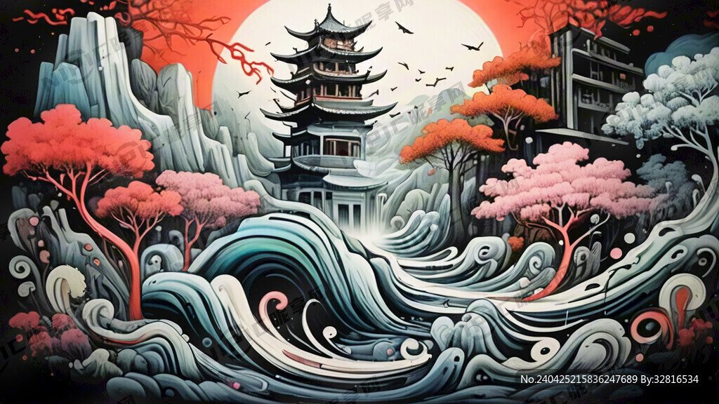 很乱的毛笔字书法涂鸦