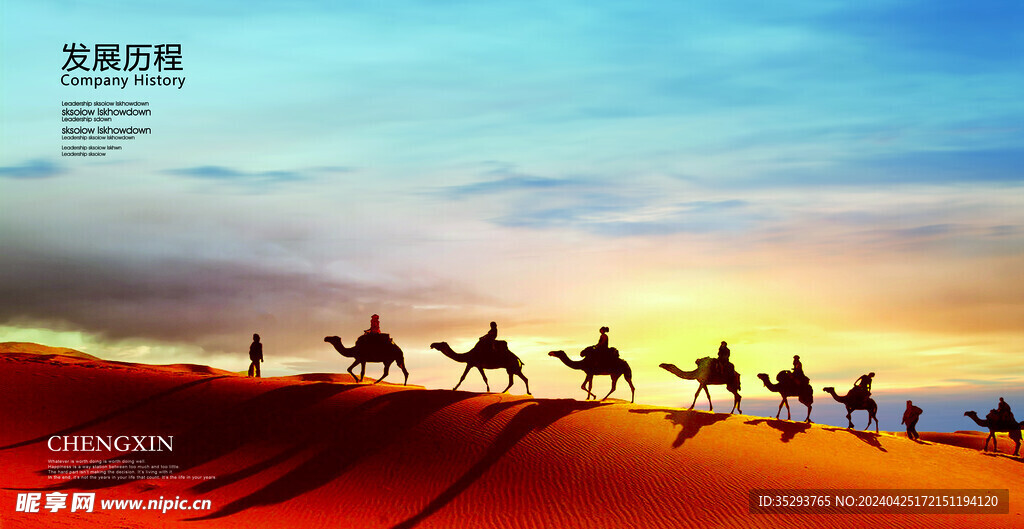沙漠 驼队 