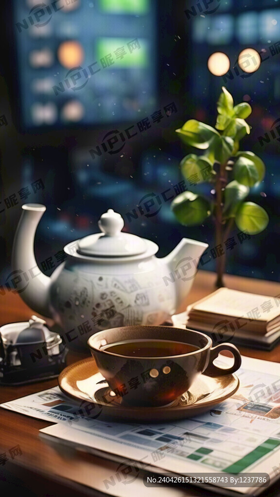 财务 茶 办公室 直播 讲课