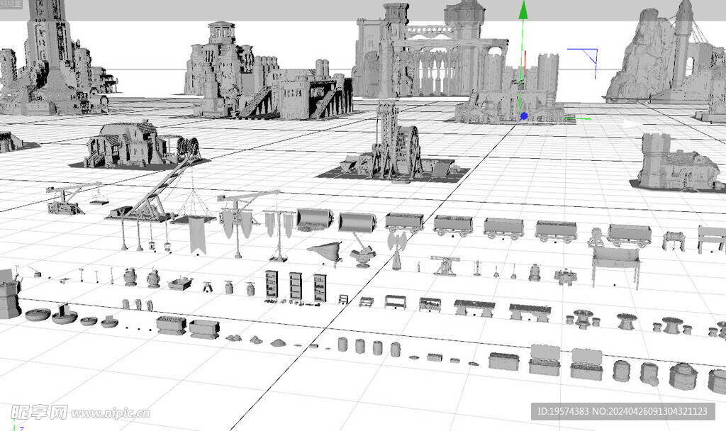 C4D模型 建筑物