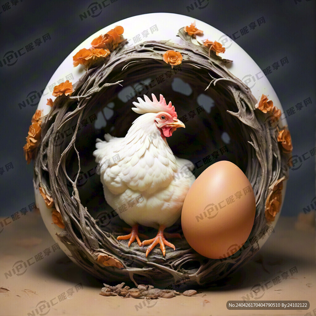 鸡 鸡蛋 鸡窝