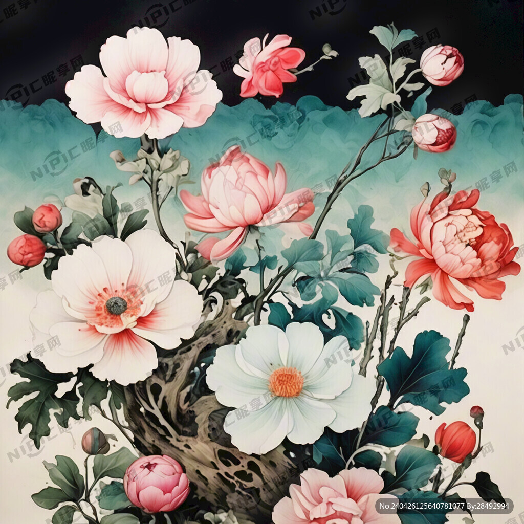 浅色系。日韩系。花卉。不要人物