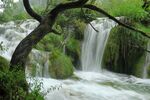 瀑布 水潭 流水 水流 溪水 