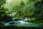 瀑布 图片