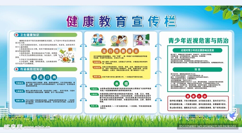 健康教育宣传栏