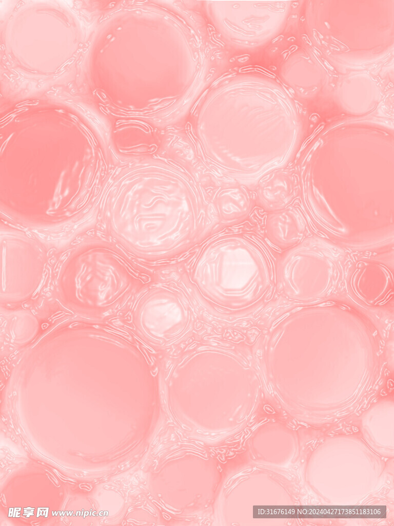 粉色水泡背景