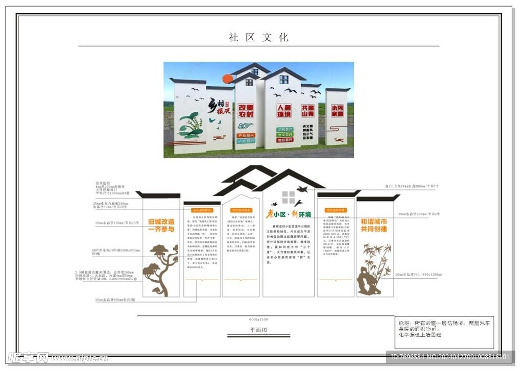 社区展板