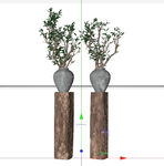 C4D模型 绿色植物