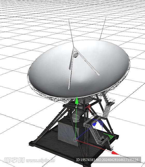 C4D模型 卫星