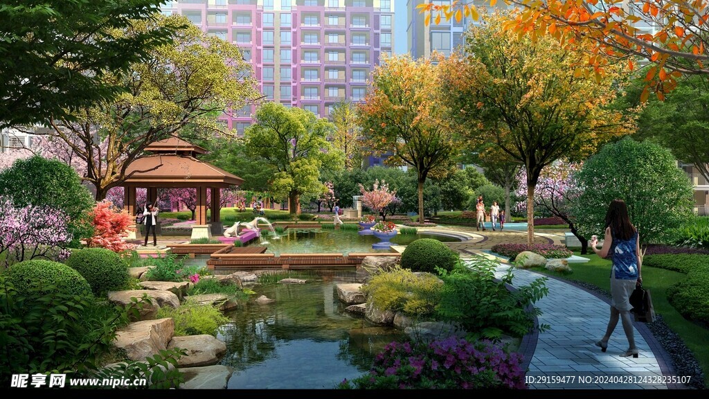           小区绿化 