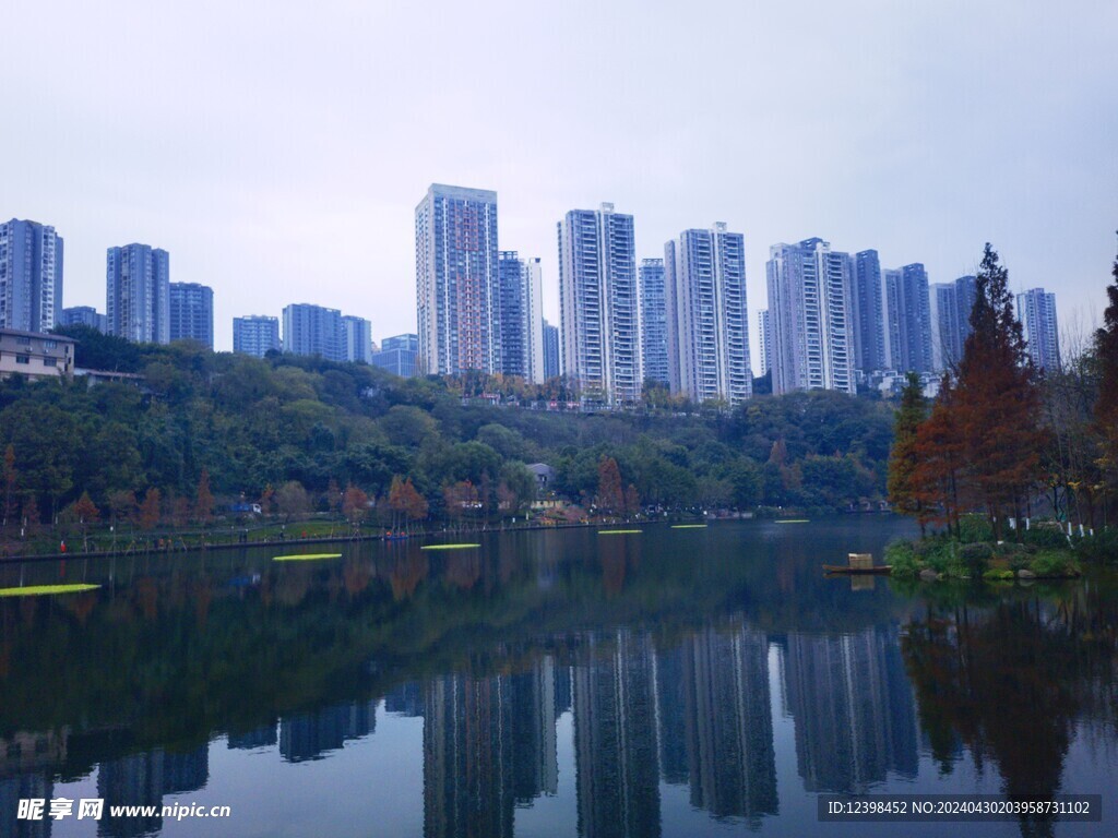 城市生态湖泊