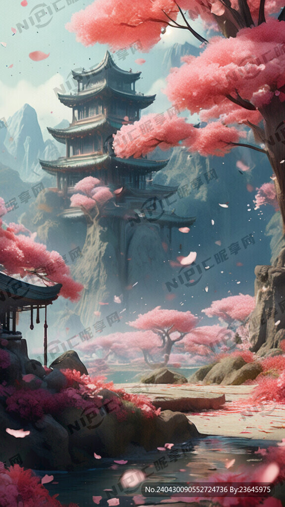 游戏梦幻唯美新中式风景 超高清