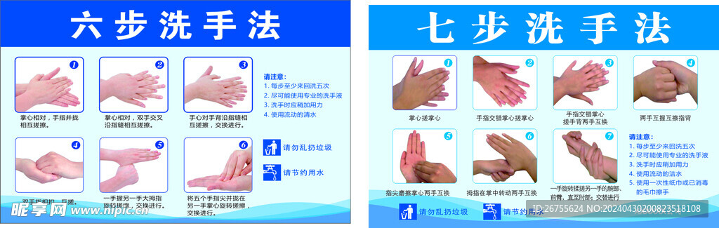 七步洗手法