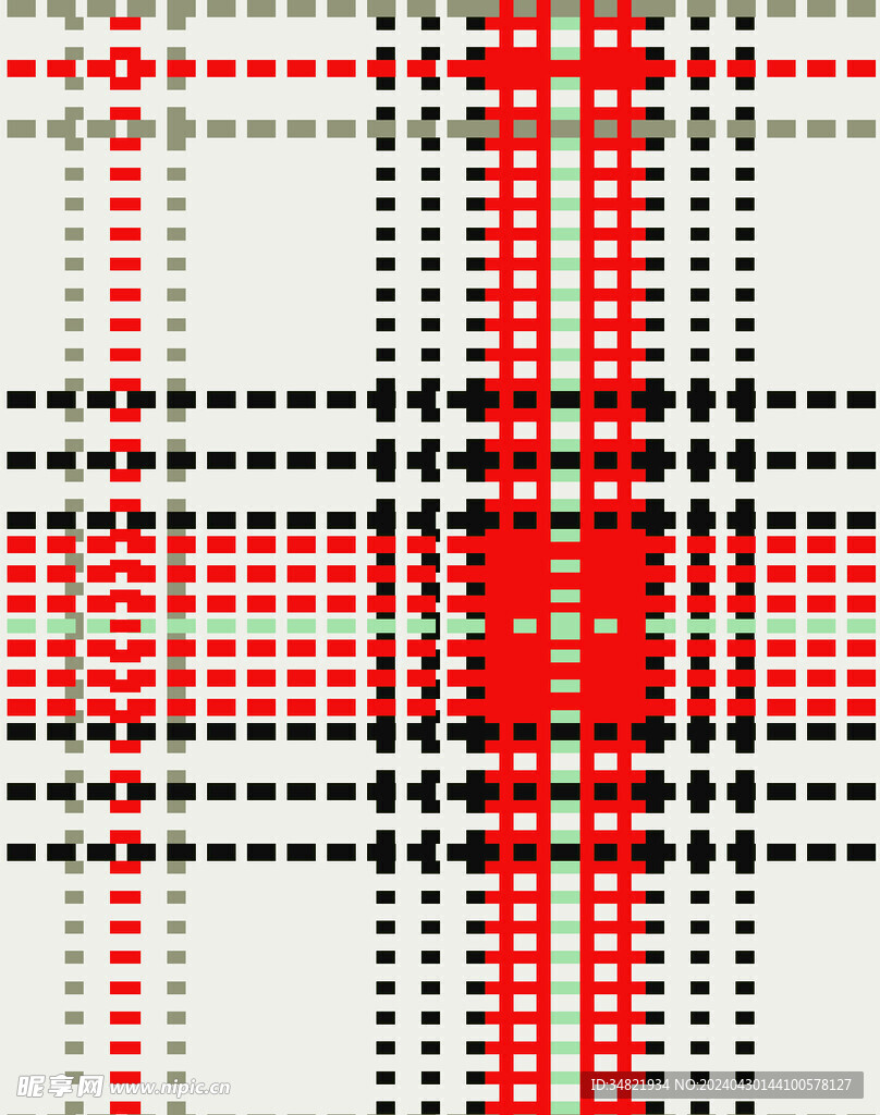 橘色格子