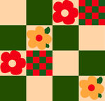 格子小花