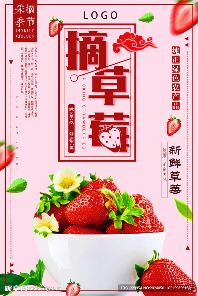  草莓采摘季 