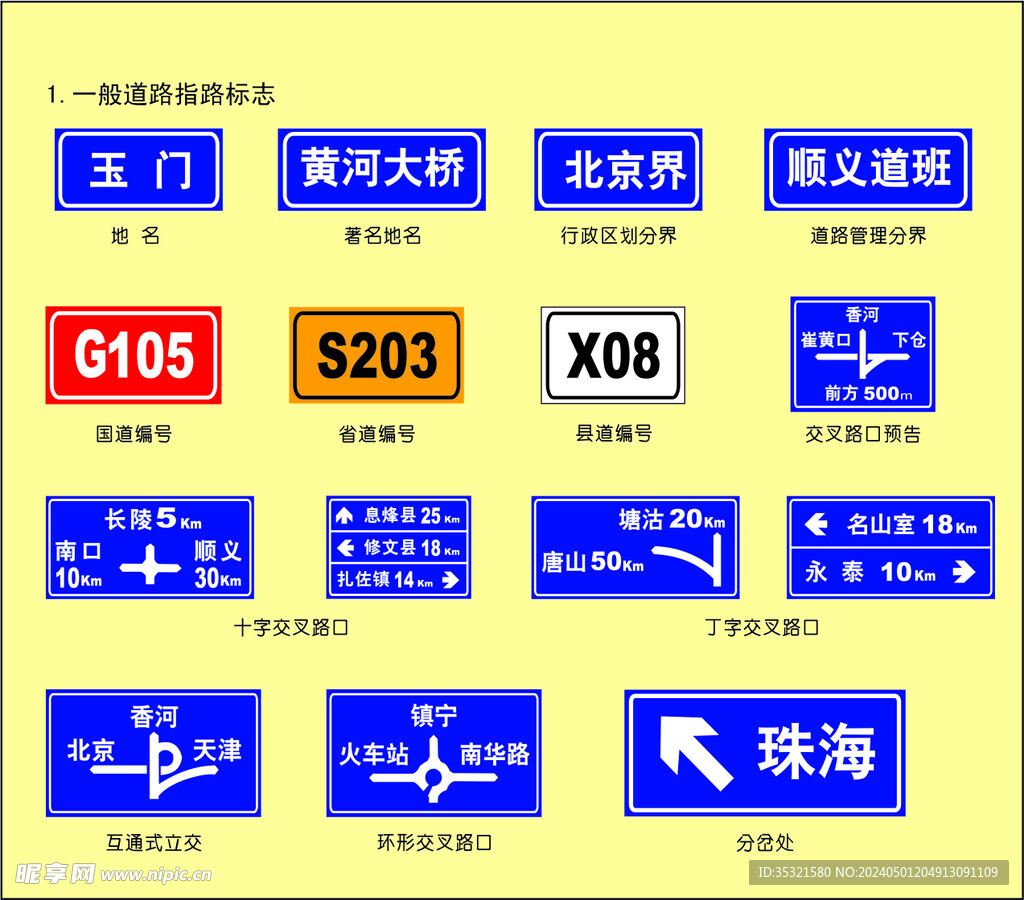 交通 标志 道路指路