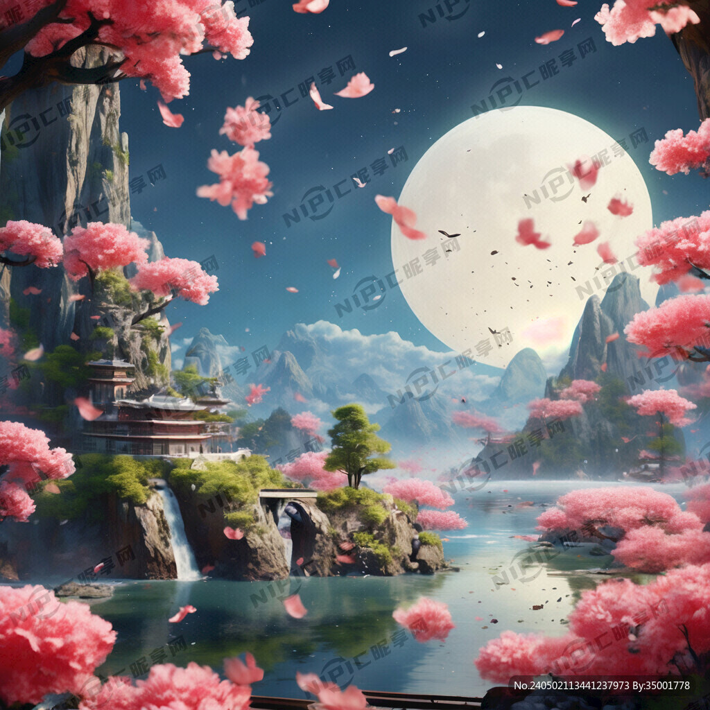 游戏梦幻唯美新中式风景 超高清