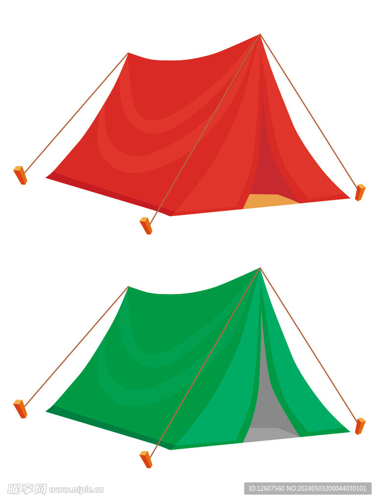 帐篷矢量图