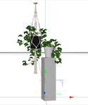 C4D模型 绿色植物