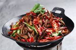 干锅茶树菇小炒