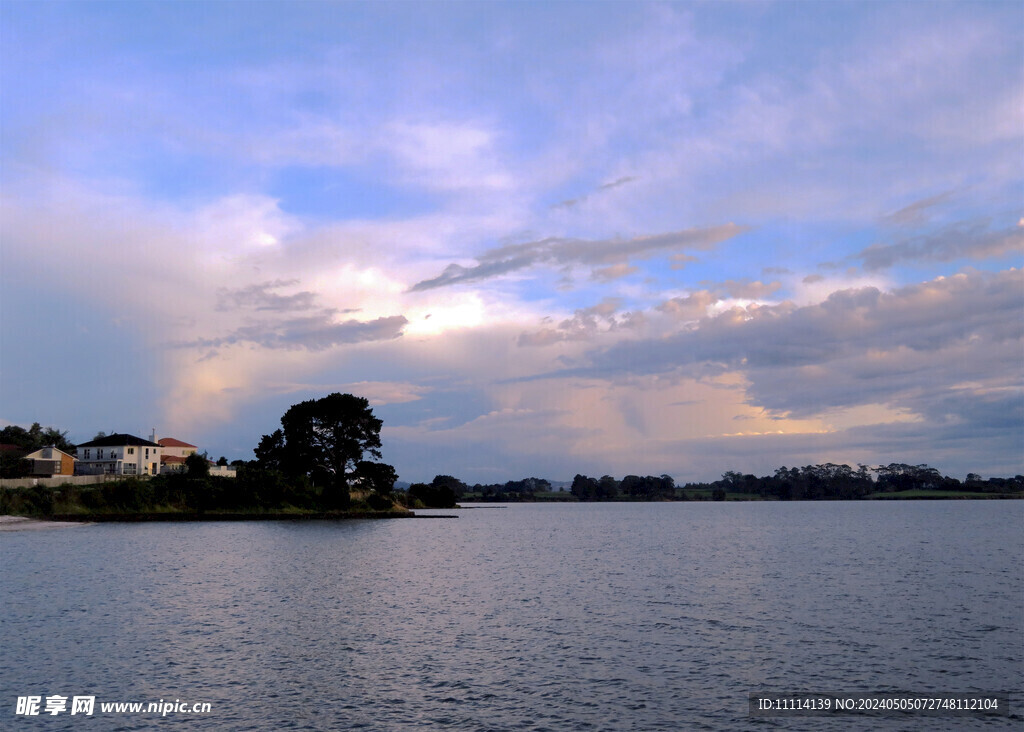 奥克兰海边小镇风景