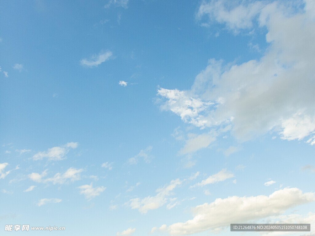 蓝天白云照片