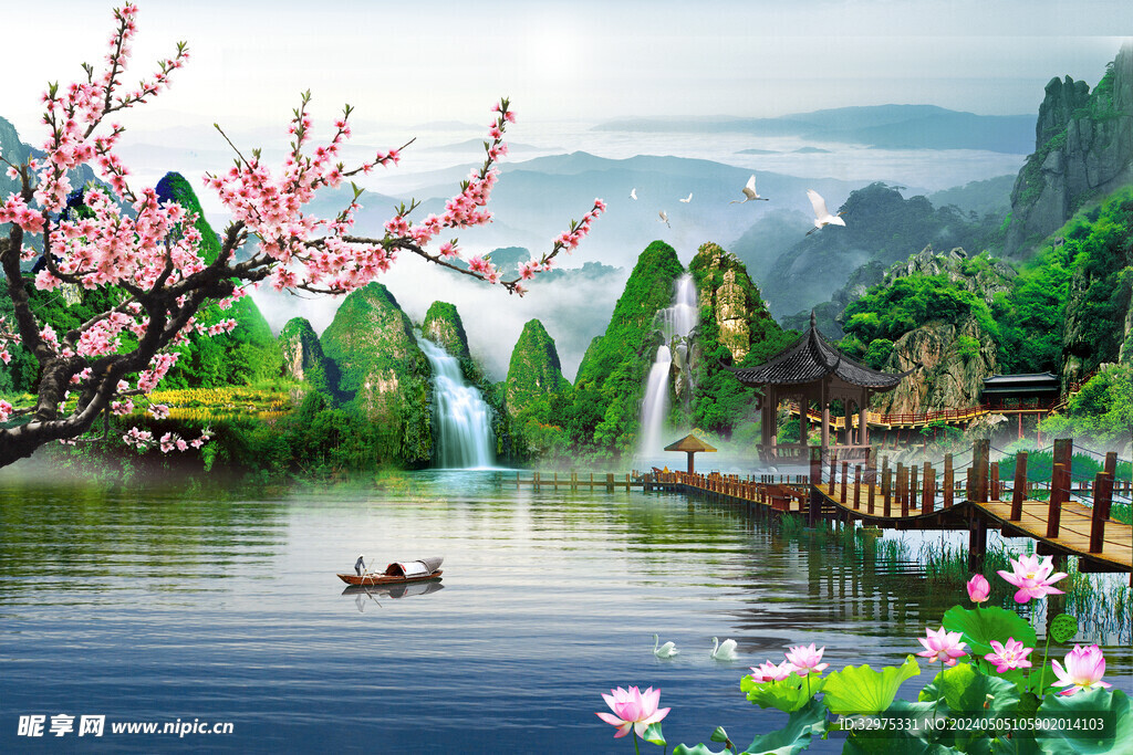山水装饰画
