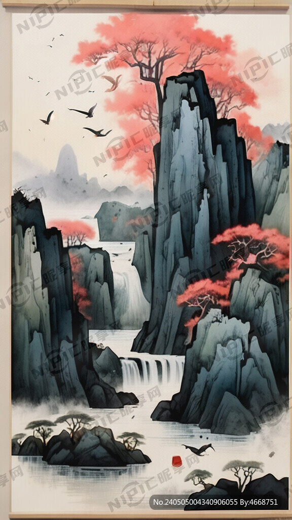 中国风毕业设计展板