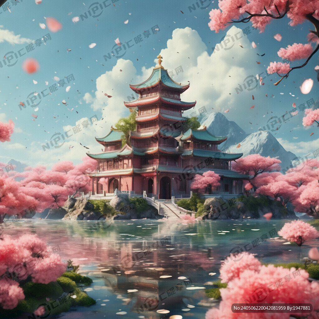 游戏梦幻唯美新中式风景 超高清