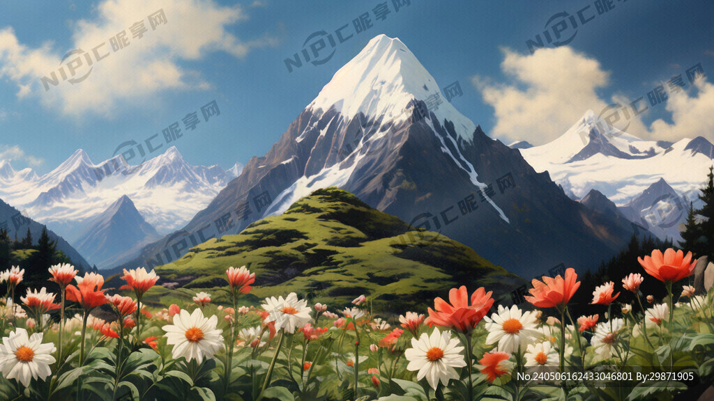 大山里的索玛花