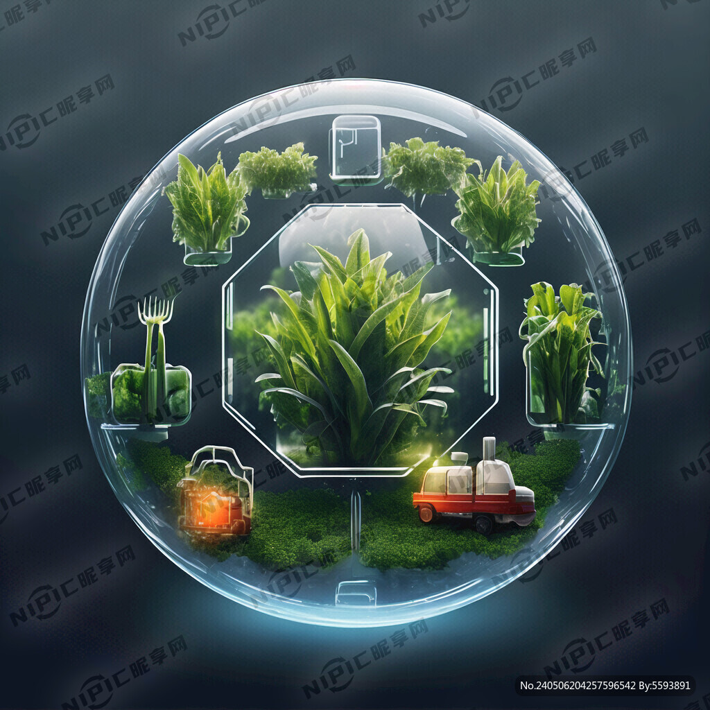 农业 物联网 透明背景