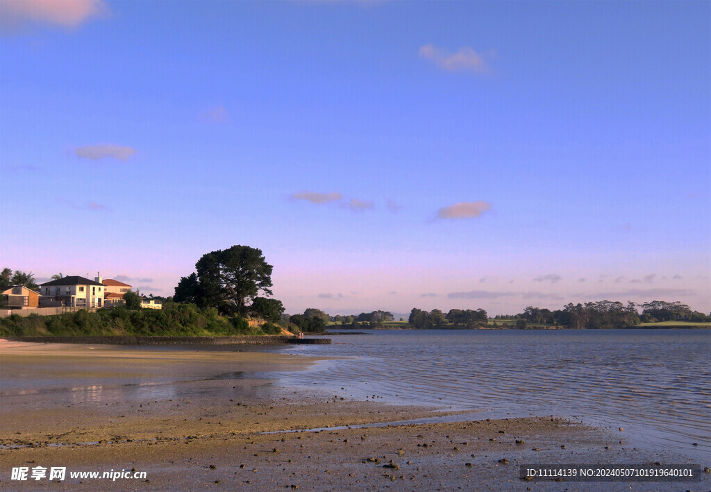 奥克兰海边小镇风景