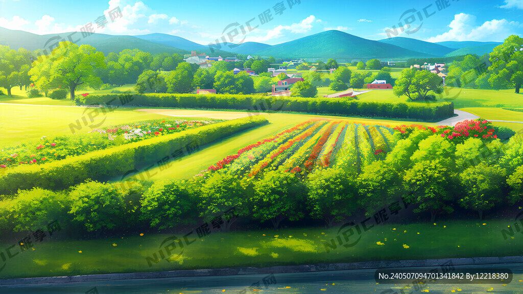 桑葚园 风景 有丰收的桑果