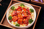 红烧肉米饭图片