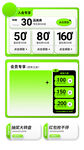 潮酷风格绿色优惠券