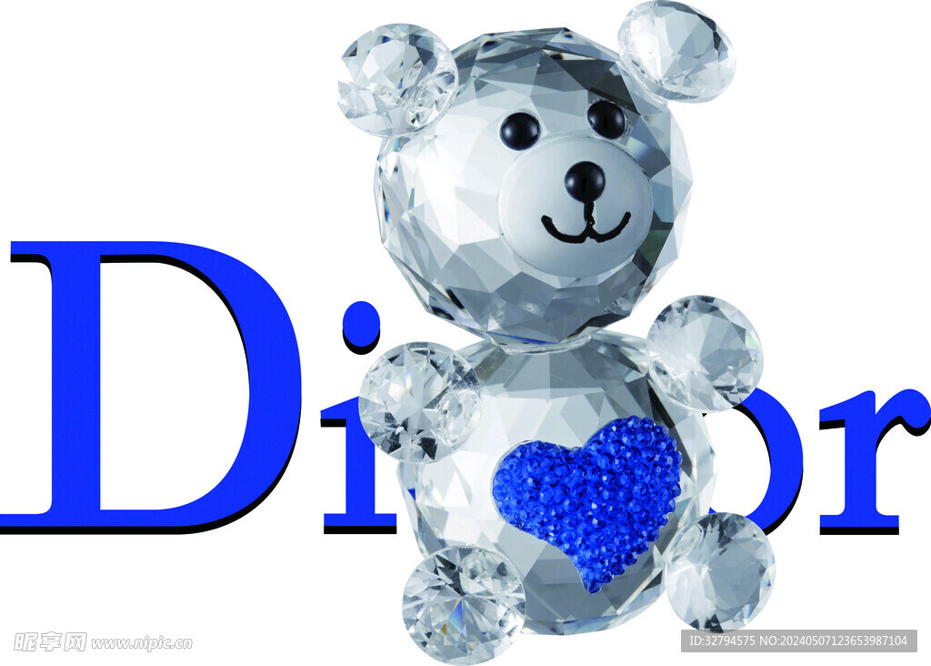 Dior水晶熊