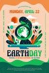 世界地球日创意海报