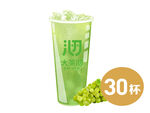 奶茶店饮品脆波波果汁大果粒