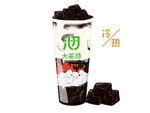 奶茶店饮品脆波波果汁大果粒